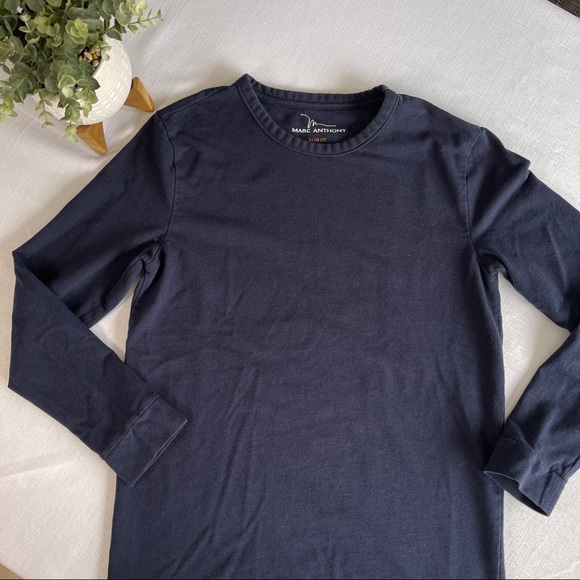 MARC ANTHONY slim fit long sleeve shirt men’s M - Picture 9 of 10